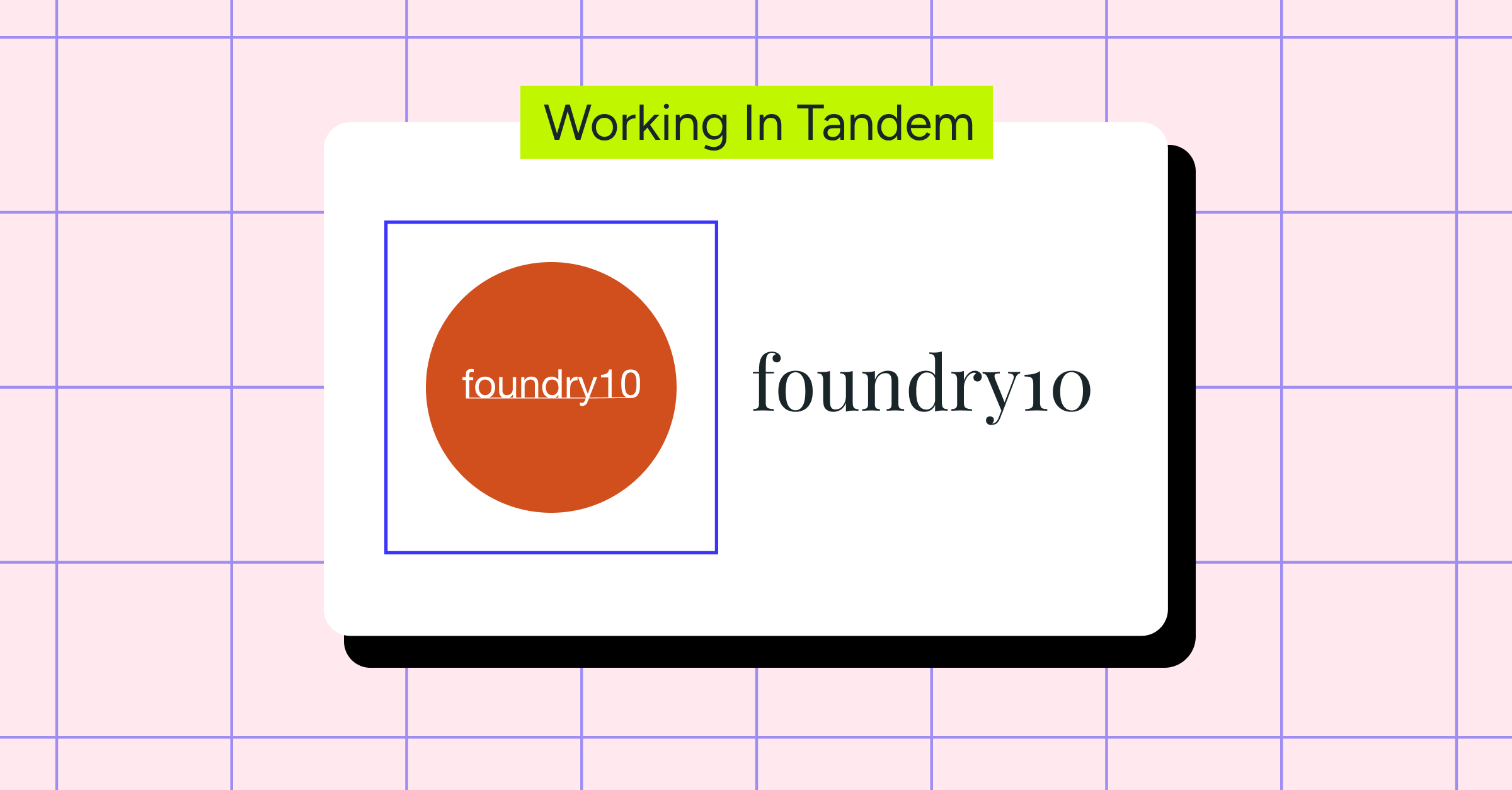 In Tandem and foundry10 join forces